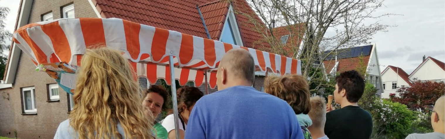 Marktkraam in de wijk