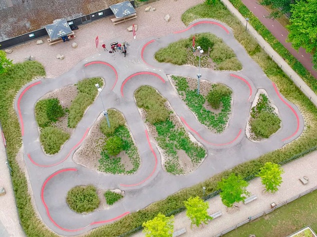 Pumptrackbaan.